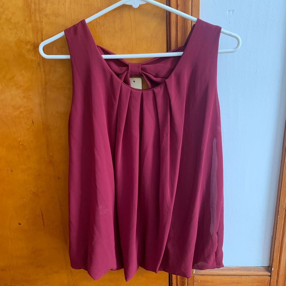 Maroon blouse